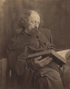 Leitura de Tennyson, 1865. de Julia Margaret Cameron