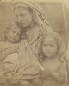 A Madonna Penserosa, 1864. de Julia Margaret Cameron