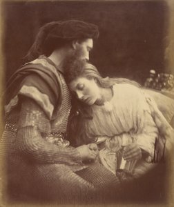 A separação de Sir Lancelot e da Rainha Guinevere de Julia Margaret Cameron