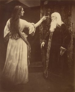 Vivien e Merlin, 1874. de Julia Margaret Cameron