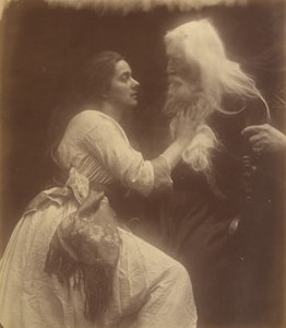Vivien e Merlin, Setembro de 1874 . de Julia Margaret Cameron