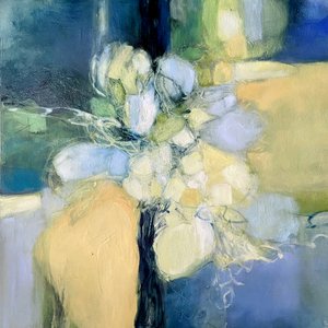 Abstrato floral sereno de Julia Purinton