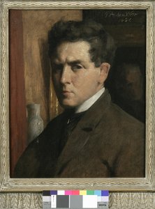Auto-retrato, 1886 de Julian Alden Weir