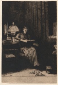 A Lâmpada da Noite de Julian Alden Weir