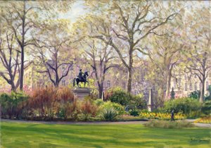 Praça de St. James (óleo sobre tela) de Julian Barrow