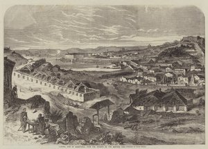 Vista geral de Sebastopol, das alturas no lado ocidental