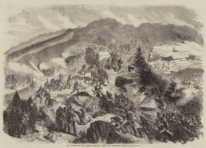 O ataque ao Redan, esboçado a partir da Woronzow Road de Julian Portch