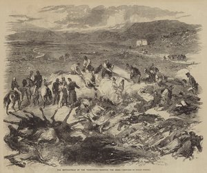 O campo de batalha do Tchernaya, enterrando os mortos de Julian Portch
