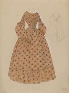 Vestido, c. 1937. de Julie C Brush