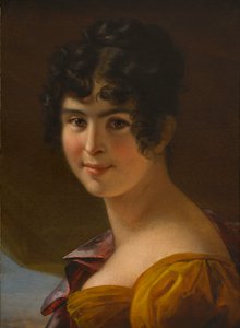 Retrato de Adele Foucher 1803-1868, ca 1820. de Julie Duvidal de Montferrier