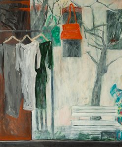 The Clothes Shop, 2016 (óleo sobre tela) de Julie Held