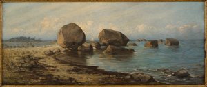 Estónio: "Käsmu beach" (praia de Käsmu)