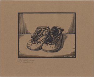 Par de sapatos de Julie de Graag (signed by artist)