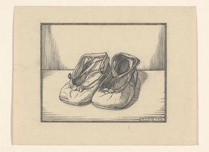 Par de sapatos de Julie de Graag (signed by artist)