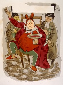 Ilustração Humorosa do Vinho 1946.Ilustração do Pavilhão de Julien