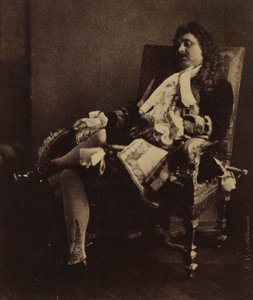 Sr. Leroux no papel de Alceste em Le Misanthrope, meados da década de 1850.