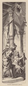 O conselho pérfido de Hagen (gravura) de Julius (after) Schnorr von Carolsfeld