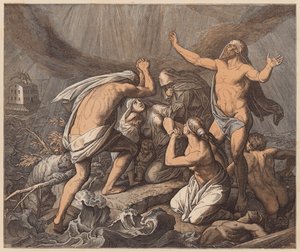 O Dilúvio, Génesis, VII