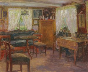 Sala de estar em Finkenwerder