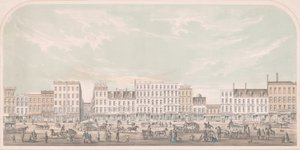 Broadway, Nova York do Canal a Grand Street, West Side, 1856.