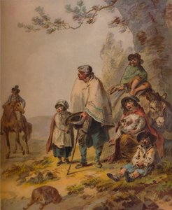 Mendigos ciganos, c1795