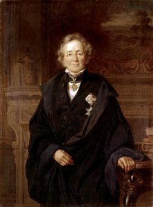 Leopold von Ranke : Retrato 1868 (óleo) de Julius Friedrich Anton Schrader