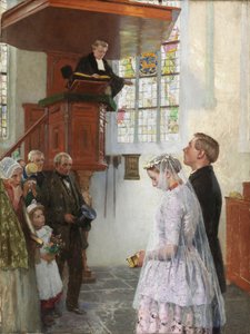 O casamento, c.1900