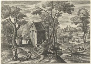 Julho Ivlivs (título no objeto) Os Doze Meses (título da série) de Julius Goltzius
