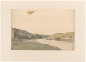 Vista do Mosa de Julius Jacobus van de Sande Bakhuyzen