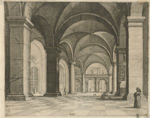 Interior da igreja
Representações Perspectival (título da série) de Julius Milheuser