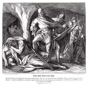 David poupa a vida de Saul de Julius Schnorr von Carolsfeld