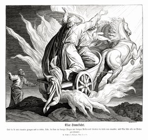 A ascensão de Elias, 2 Reis de Julius Schnorr von Carolsfeld