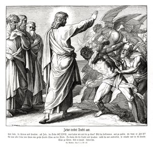 Jesus expulsa os demônios, Evangelho de Mateus