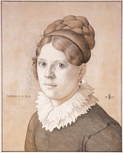 Retrato de Henriette Schnorr von Carolsfeld, 1817 de Julius Schnorr von Carolsfeld