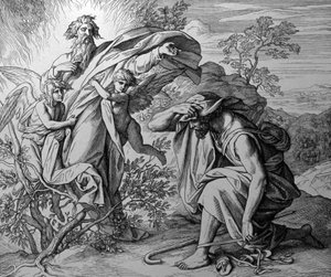 A Sarça Ardente de Julius Schnorr von Carolsfeld