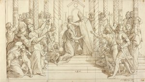A Coroação de Carlos Magno de Julius Schnorr von Carolsfeld