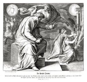 O Profeta Jeremias de Julius Schnorr von Carolsfeld