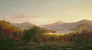 Vista, de, lago, george de Junius R. Sloan