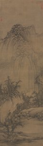 Retiro Budista por Stream and Mountains, 960-985. de Juran
