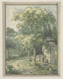 paisagem com fonte de Jurriaan Andriessen