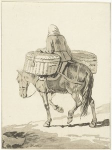 Mulher a cavalo de Jurriaan Cootwijck (attributed to)