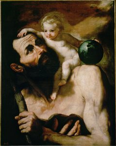 São Cristóvão ... (pintura sobre tela) de Jusepe de (1591-1652) Ribera