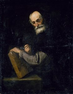 Um Filósofo, c.1640 (óleo sobre tela) de Jusepe de Ribera