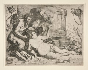 Bacchanal (Silenus embriagado) de Jusepe de Ribera