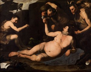   Silenus embriagado de Jusepe de Ribera