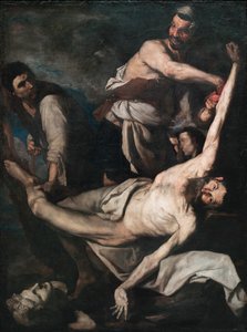 Le martyre de saint Barthelemy - O Martírio de São Bartolomeu - Pintura de Jose de Ribera, dit lo Spagnoletto (l