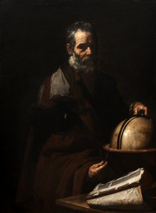 Filósofo com um globo (Anaxágoras?) de Jusepe de Ribera