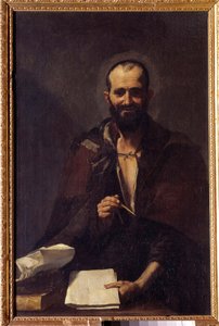 Representação de Archimede (ca. 287-212 BC) Pintura de Jusepe de Ribera dit Lo Spagnoletto (ca. 1590-1652) Sol do século XVII. 125x81 cm Madrid, Museu do Prado de Jusepe de Ribera