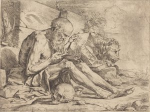 São Jerónimo a ler