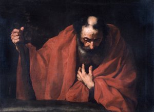"São Tiago, o Grande", século XVII. de Jusepe de Ribera